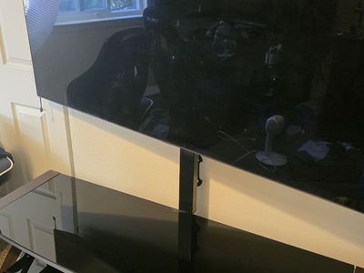 LG TV and TV stand