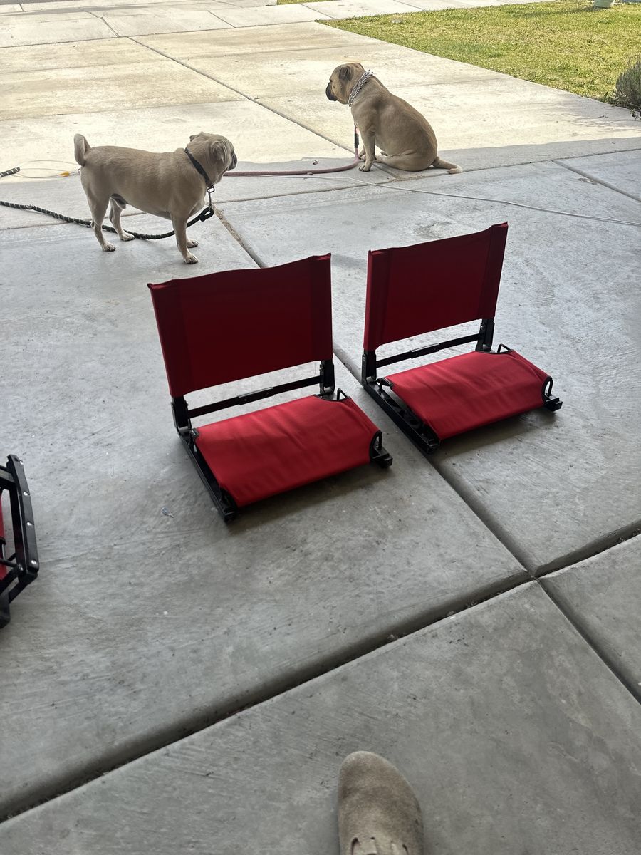 Game Changer Stadium Chair - Red