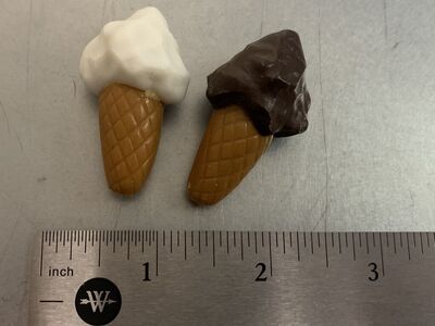 Miniature Ice Cream Cones Dolls Charms Earings