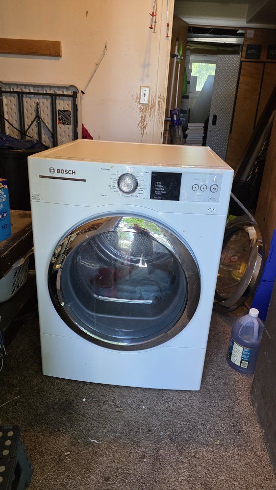 Bosch Vision 500 Series Front Load Electric Dryer - White