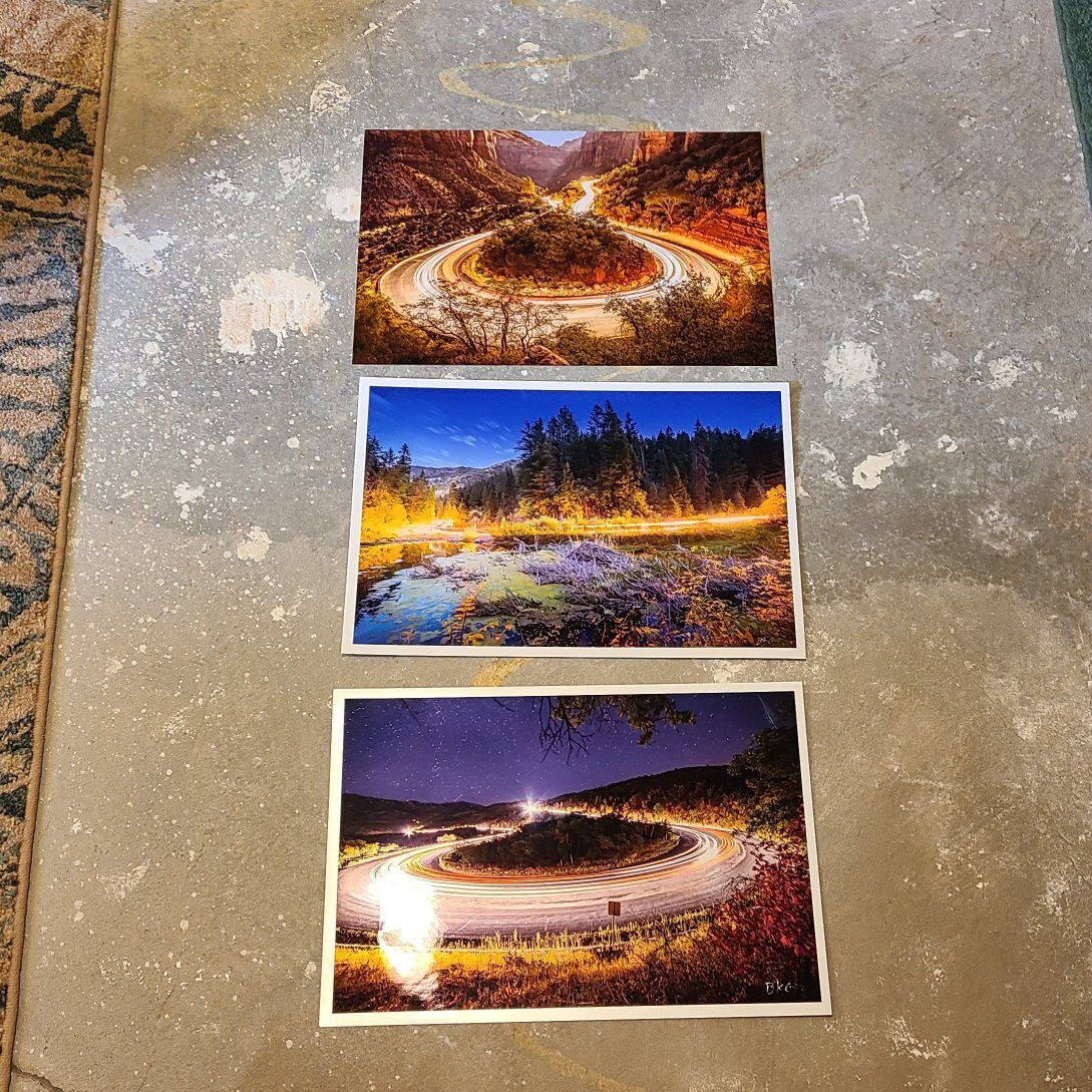 Utah Light Trail Pictures 3