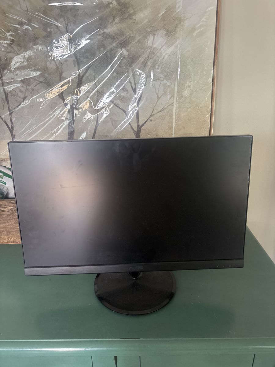 ASUS Widescreen Computer Monitor with Stand - Black