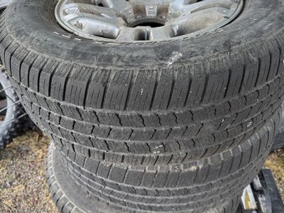 4 wheels and tires from 2006 Toyota Tundra