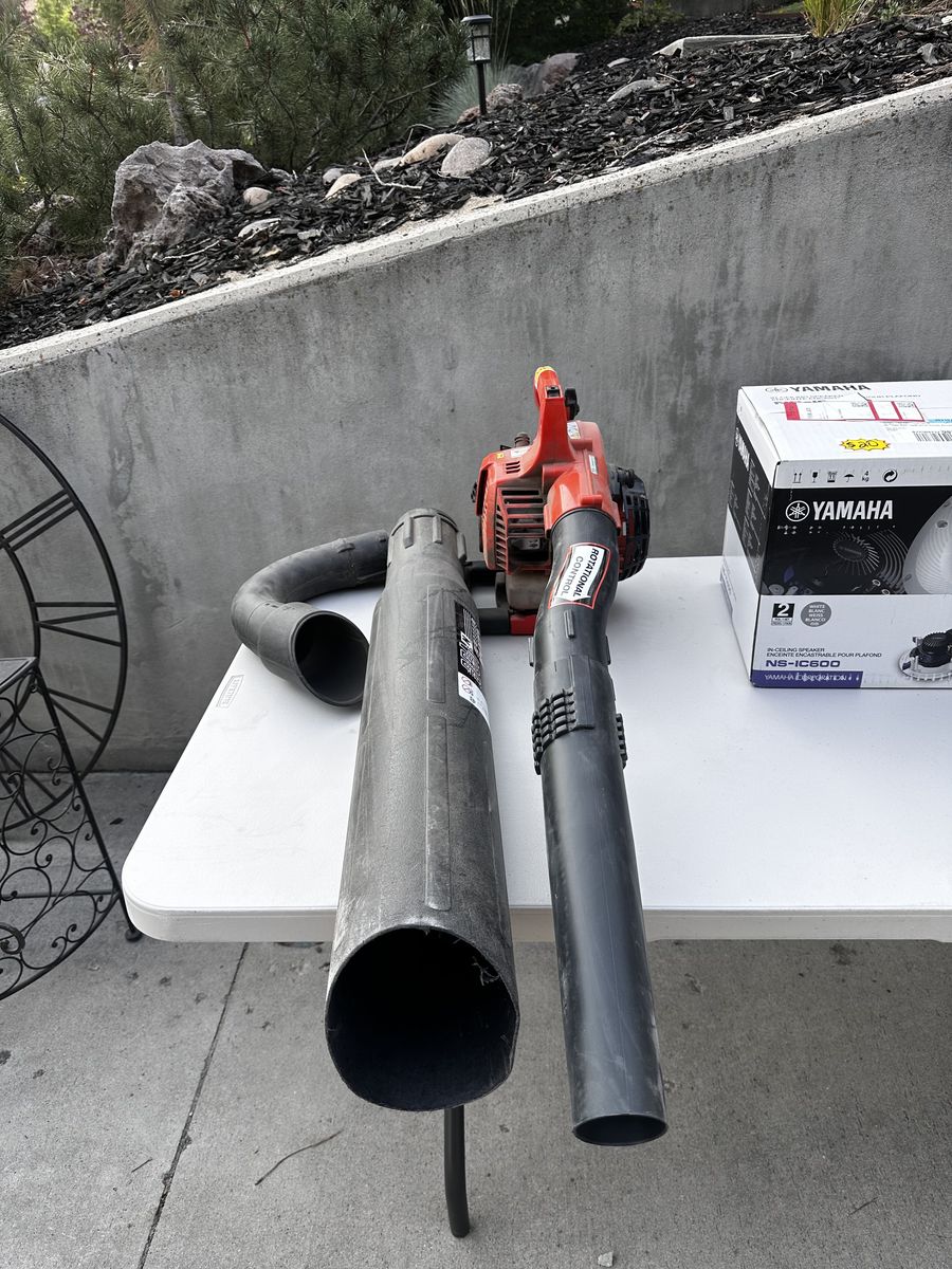 Red ECHO Leaf Blower (Gas-Powered) with Attachments for Yard Work