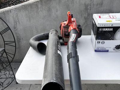 Red ECHO Leaf Blower (Gas-Powered) with Attachments for Yard Work