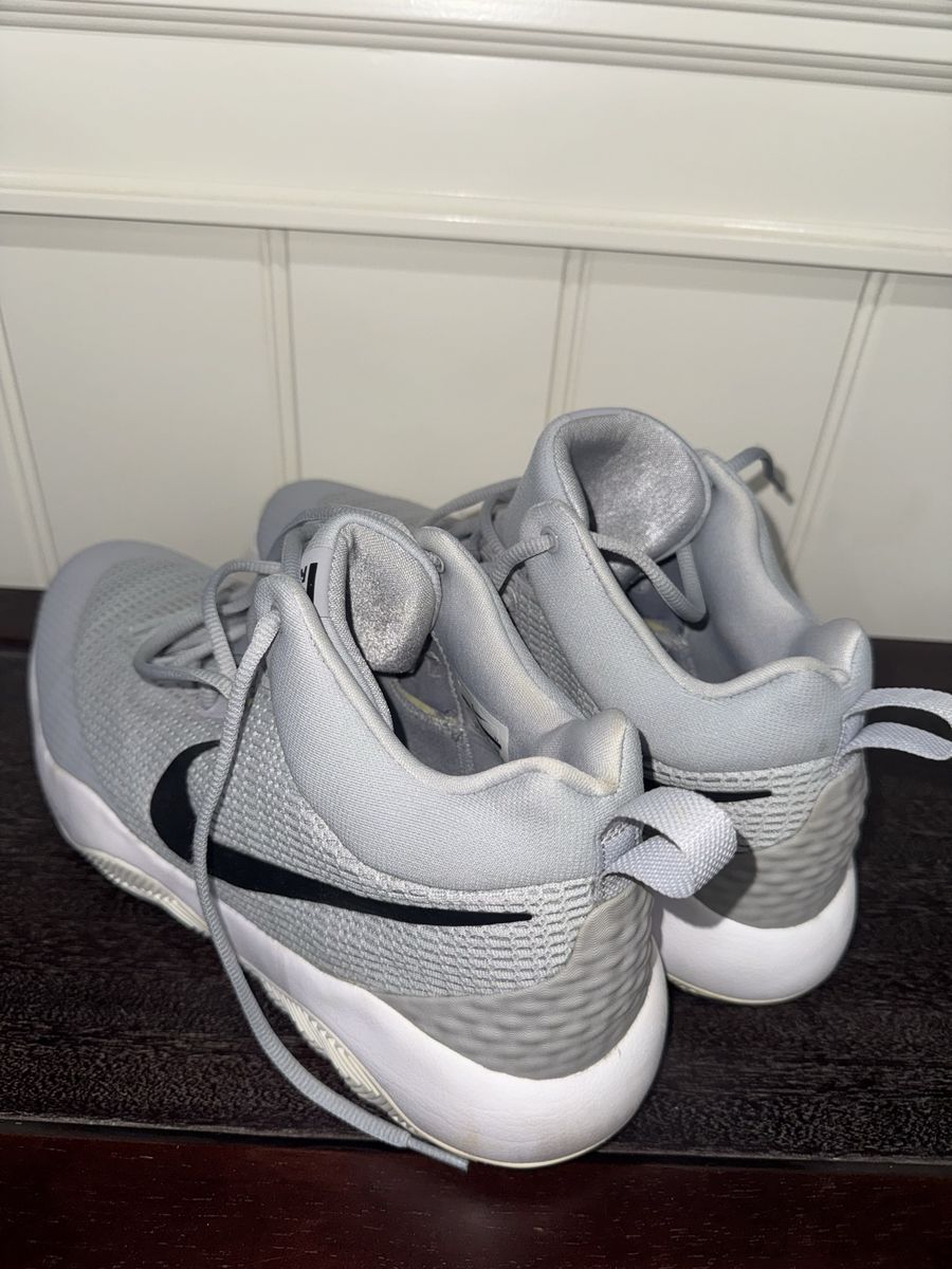 Nike Zoom Rev Grey Black Basketball Shoes Sneakers Men's Size 16