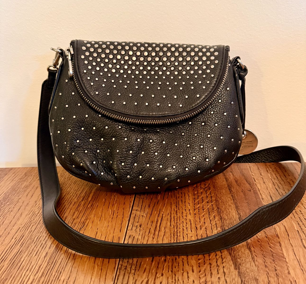 Marc Jacobs Black Studded Crossbody