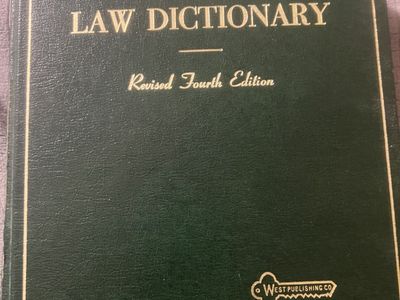 Black's Law Dictionary Revised Fourth Edition by Henry Campbell Black