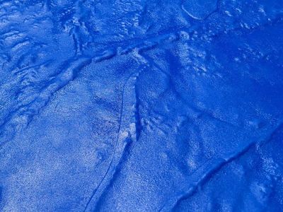 2 NEW Concrete Stamp Mats Blue Rock Texture - Great for Patios & Walkways.