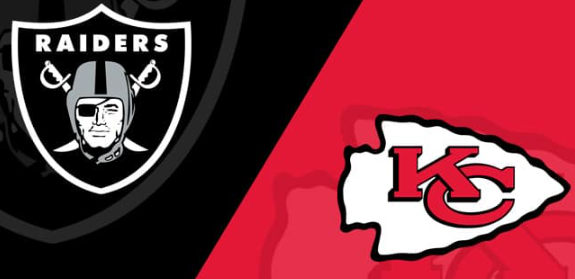 Chiefs at Raiders Oct 4th 2026  UP to 6 together