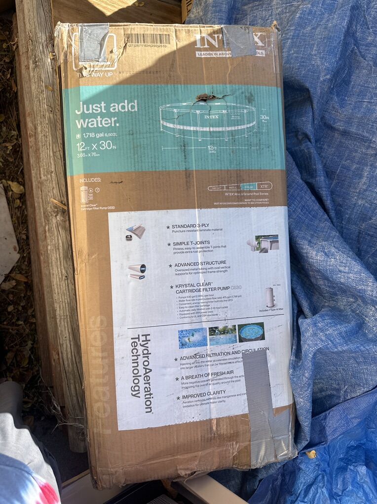 Intex Above Ground Pool, Just Add Water