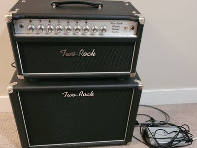 Two Rock Classic Reverb 100/50 Head and Matching 1x12 Cab