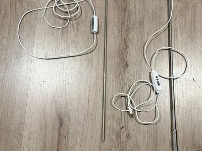 Two LED Ring Grow Lights with Adjustable Stakes - Both Tested, Like New