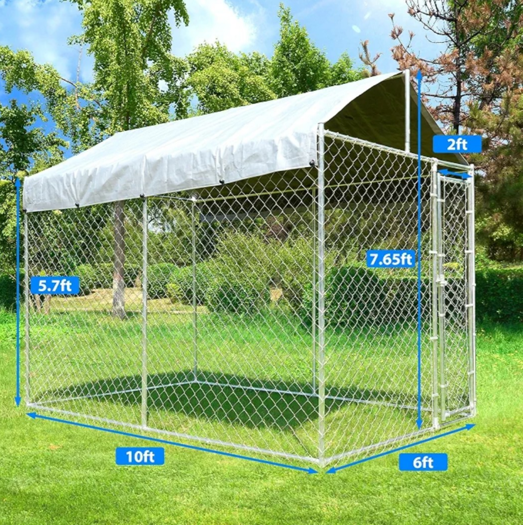 10' x 6' Chain Link Dog Run "Brand New"