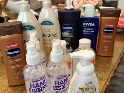 Lotions and hand sanitizers