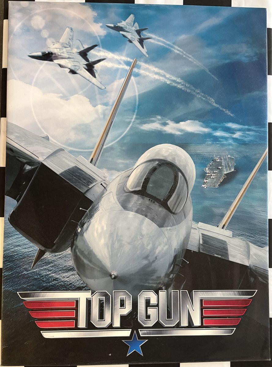Top Gun / Fighter Jet Canvas Wall Art – Set of 2