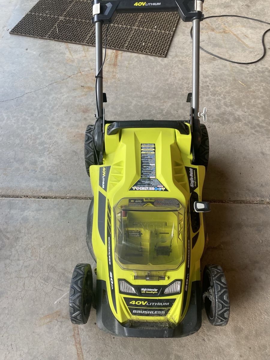 Ryobi 40V Brushless 20-Inch Cordless Lawn Mower