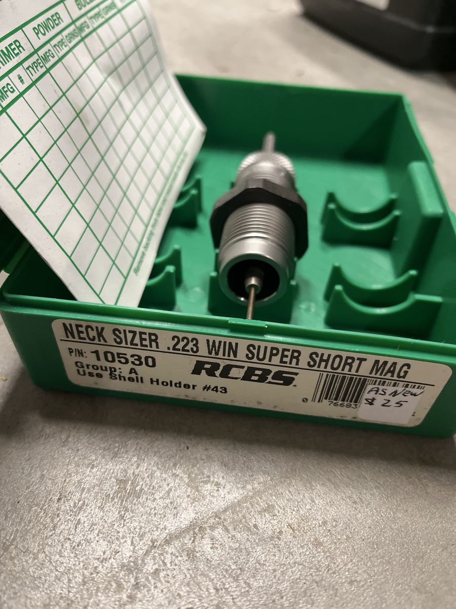 223 WSSM Neck Sizing Die.