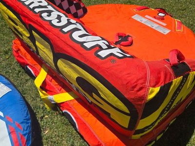 AIRHEAD SPORTSSTUFF & HYDRO X Towable Tubes, Radar Magic Carpet Kneeboard - Water Sports Bundle