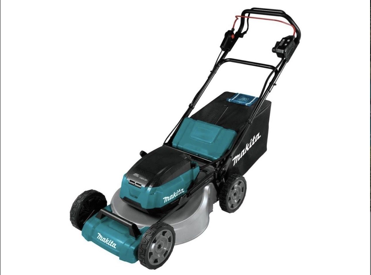 New Makita 21 in. 18V X2 (36V) LXT Lithium-Ion Cordless Self Propelled Lawn Mower with 2 Batteries (5.0 Ah) Fully Assembled