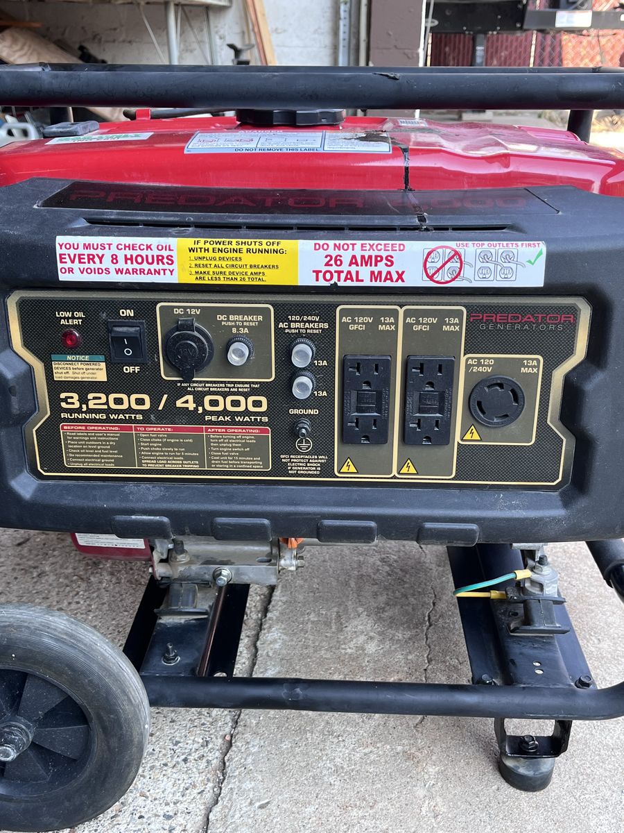 Predator 4000 Generator