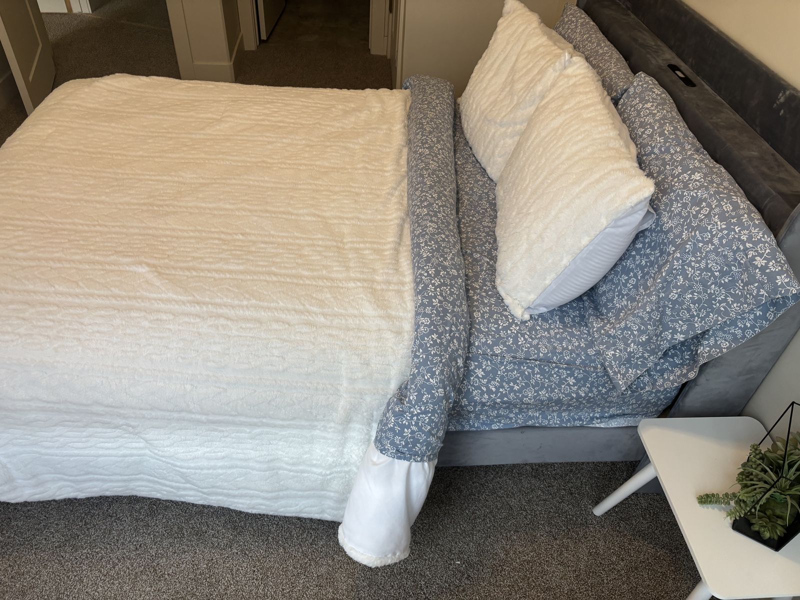 Full Size mattress and bedframe
