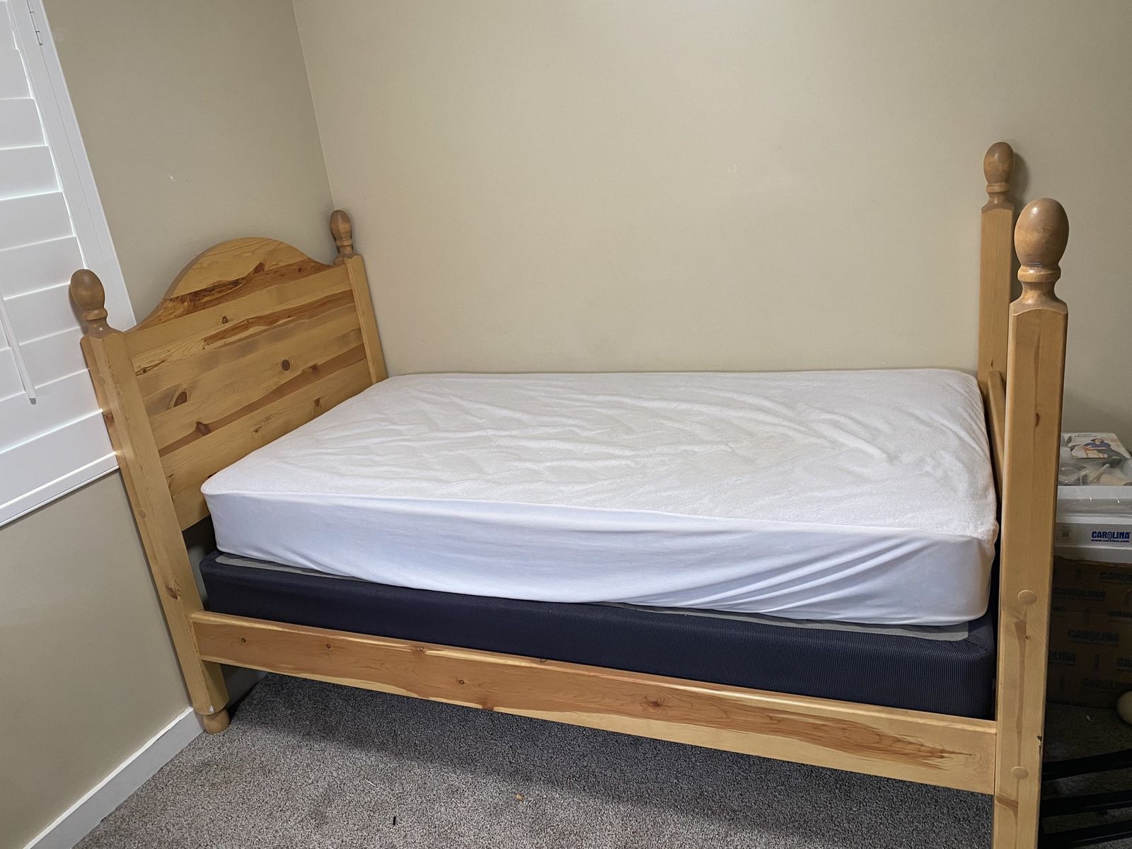 Twin Bed With Mattress