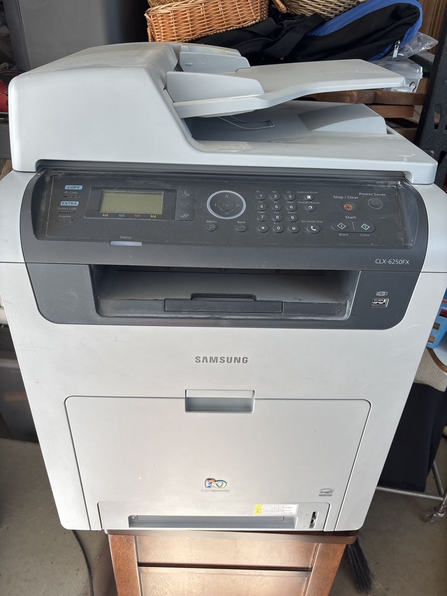 Samsung CLX-6250FX Color Laser Multifunction Printer - Copy, Print, Scan, Fax