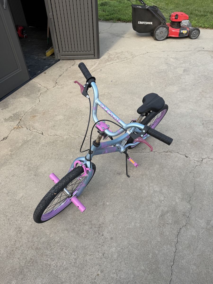 Mongoose BMX Bike - Light Blue & Pink
