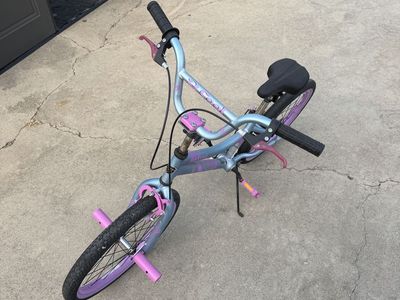 Mongoose BMX Bike - Light Blue & Pink