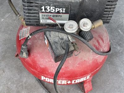 Porter cable compressor. Free