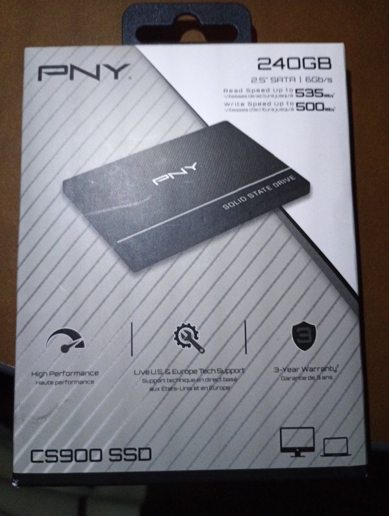 PNY CS900 240GB 2.5" SATA III Internal Solid State Drive SSD - New/Sealed