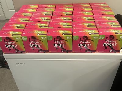30 Boxes Of Playtex Tampons (36 Per Box)