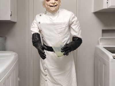 RARE Gemmy Doctor Shivers 6ft Halloween Animatronic Prop – WORKING w/ Mic & Box