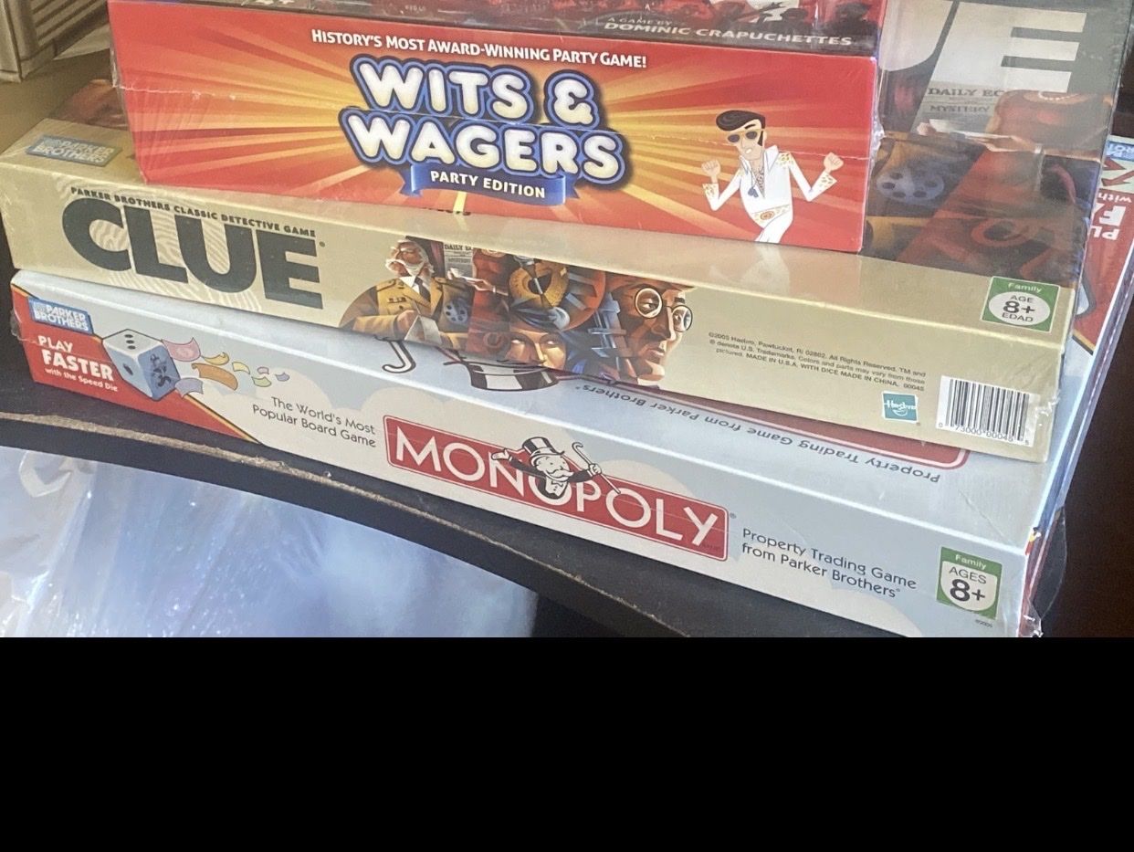 Unopened Board Games