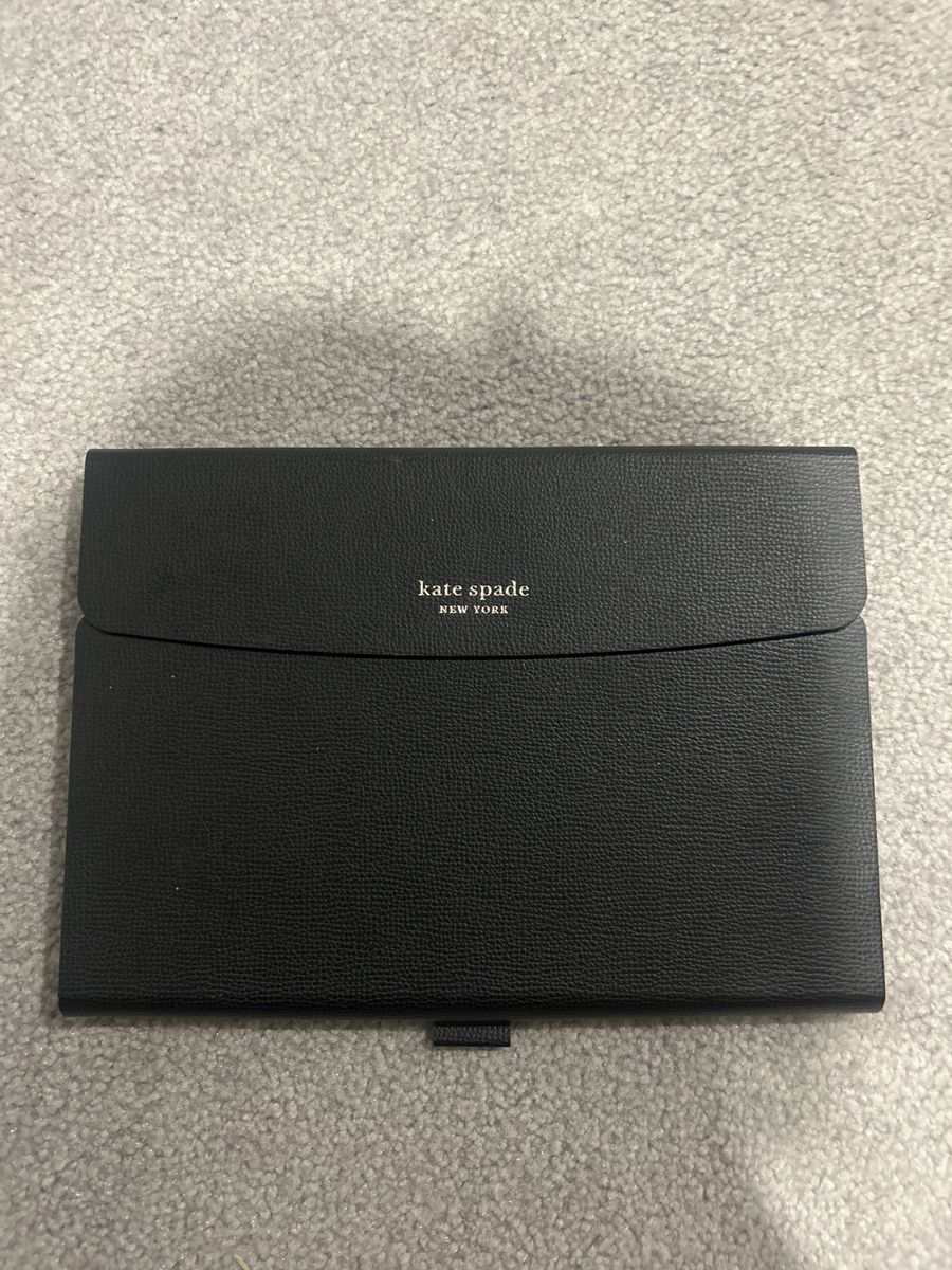 Kate Spade New York Black Tablet Case Cover Sleeve Folio