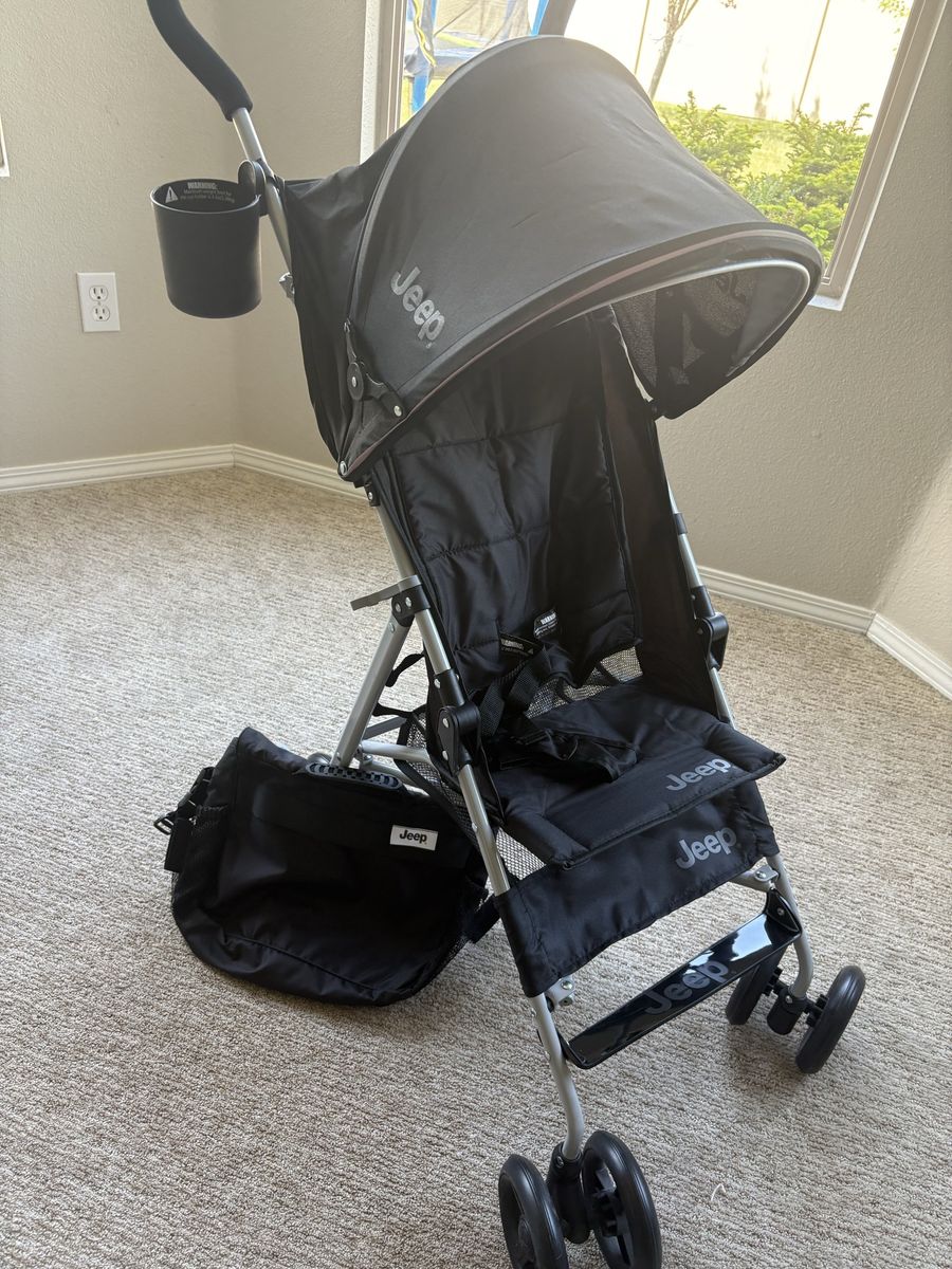 Jeep Umbrella Stroller Brand New w/ Bag & Cup Holder