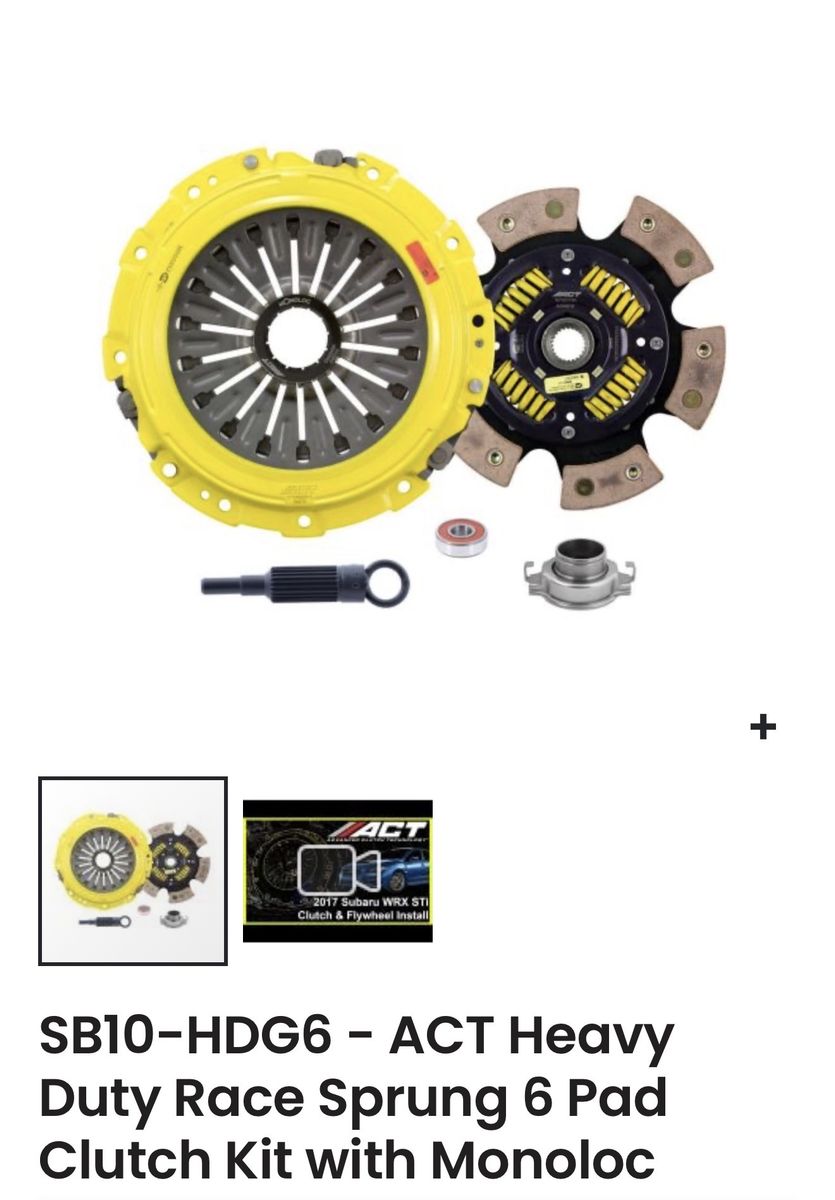 ACT Subaru Clutch Set With ACT Flywheel