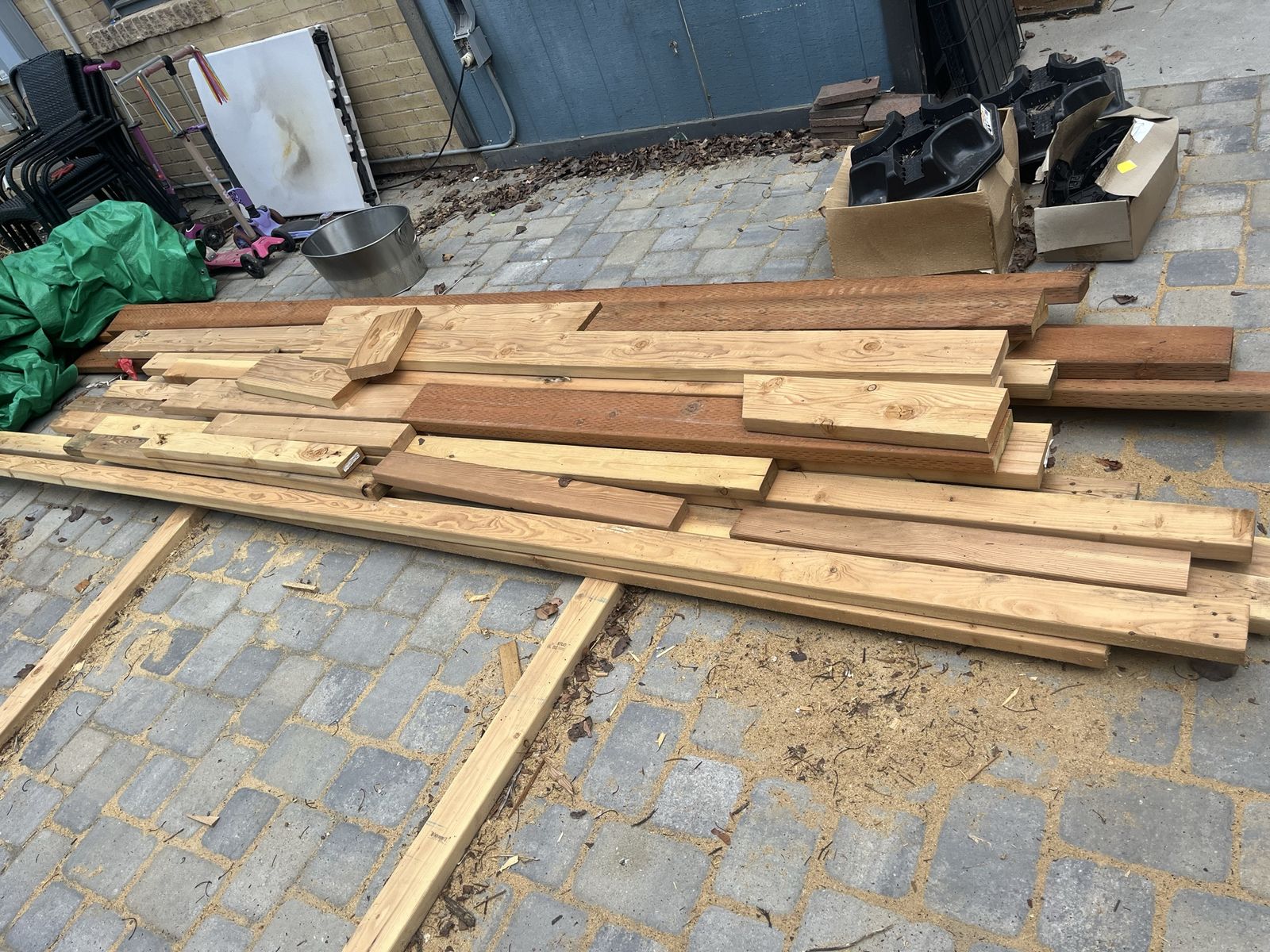 Mixed Lumber Lot – Treated & Untreated – Various Lengths – Must Take All