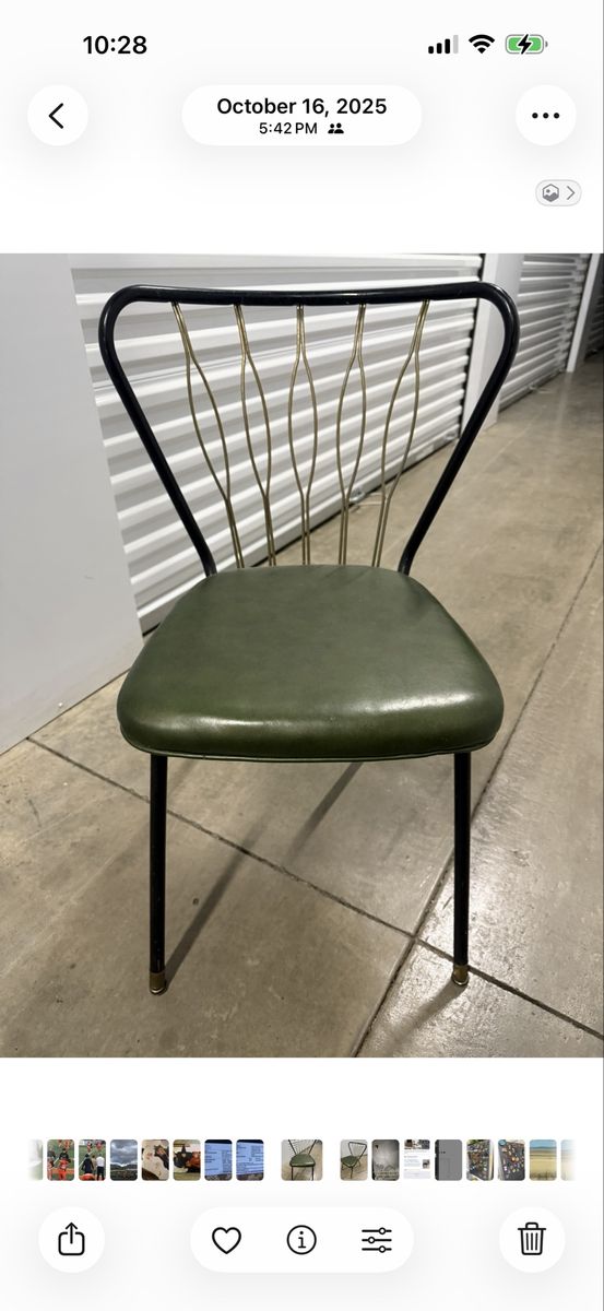 Mid Century Modern cellulose dining chair set of 6