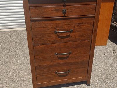 Rustic Wooden Tall Chest of Drawers Dresser