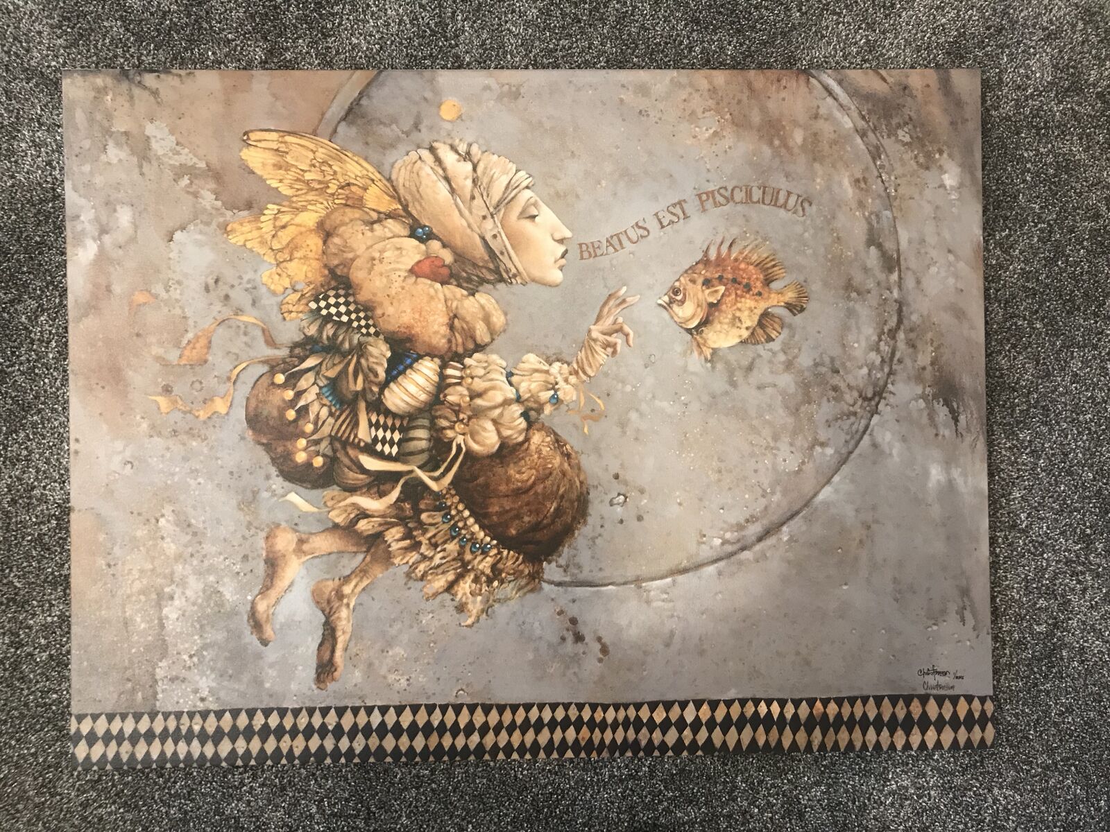 James Christensen "benediction" 40" x 30" #1/mmx