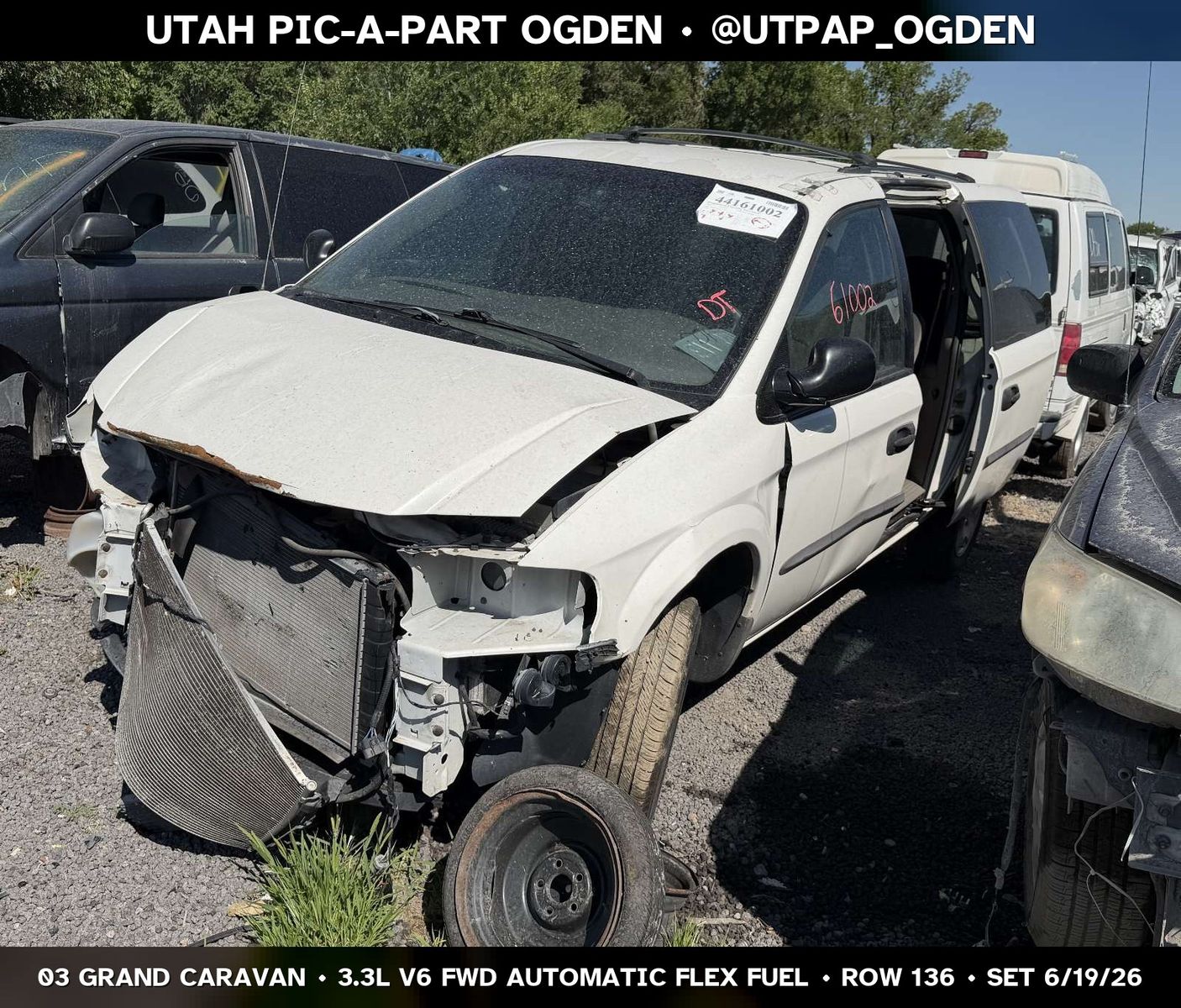 2003 Dodge Grand Caravan Parts - UTPAP Ogden