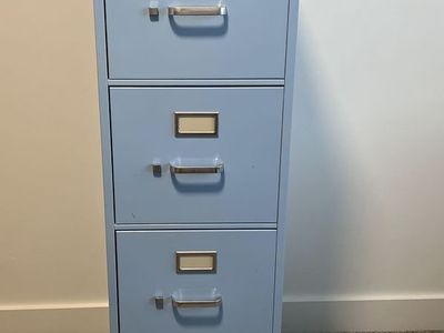 4-Drawer Metal File Cabinet - Letter Size