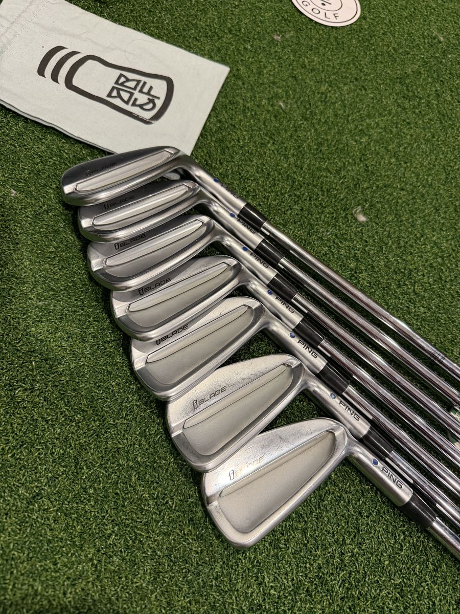 Ping iBlade 4-PW Iron Set Blue Dot DG S300 Stiff Good