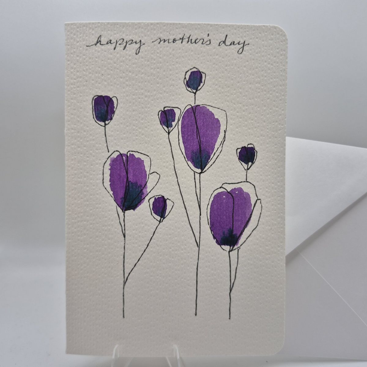Hand-Painted Mother's Day Card