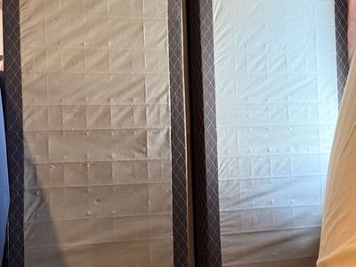 Pair of Used King Size Box Springs for Bed Support