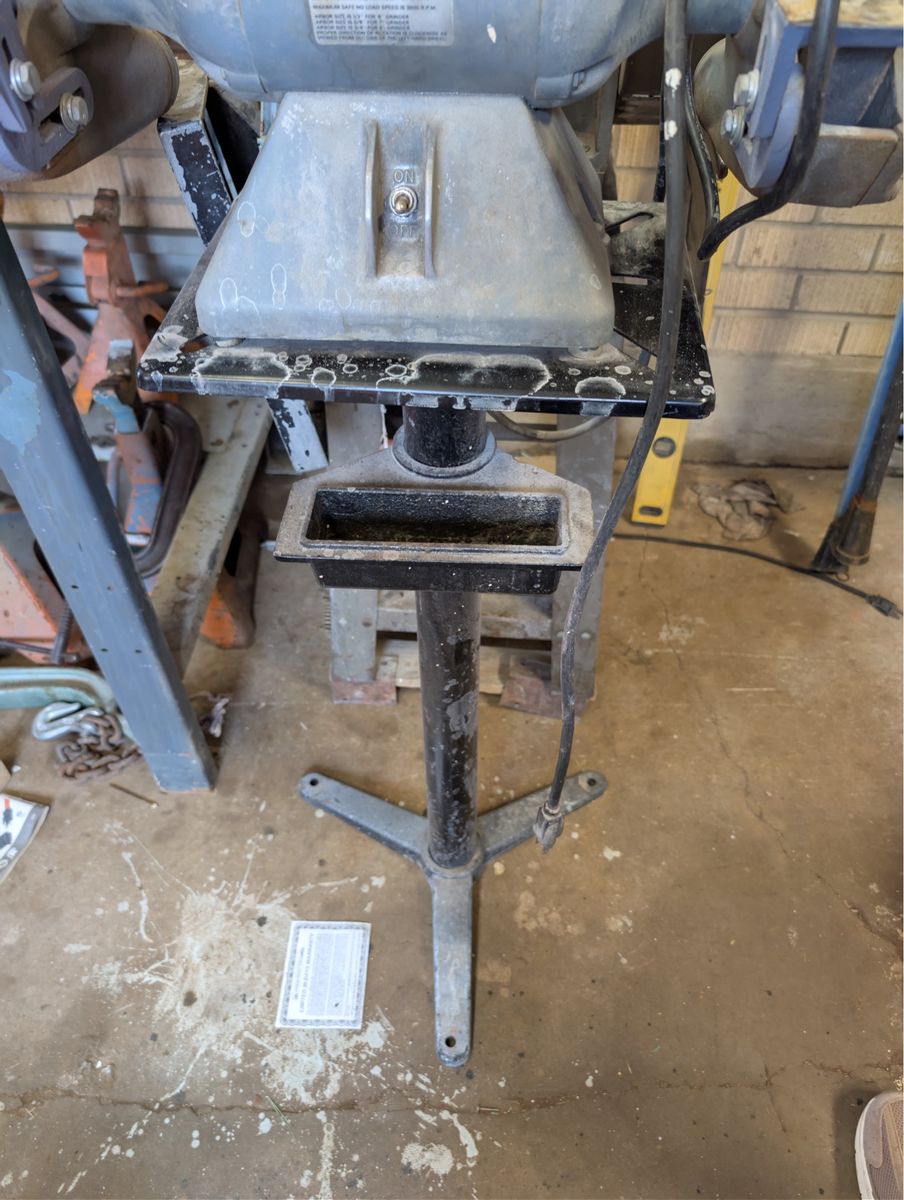 Baldor 330B Bench Grinder with Stand - Industrial Grade 1/2 HP