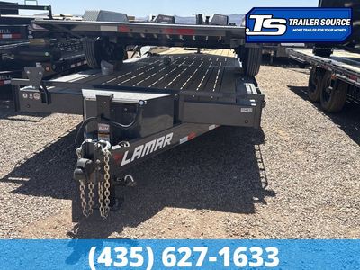 8.5x36 Lamar H8 Wide Body w/ Drive Over fenders Equipment Trailer - 21K GVWR -