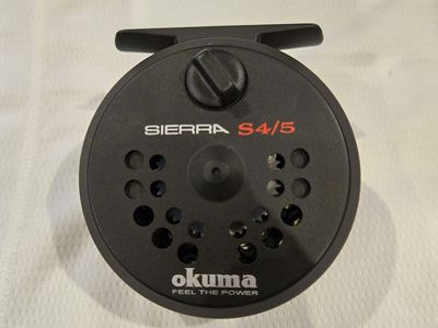 Never Used Okuma Sierra S4/5 Fly Fishing Reel with Line & Backing